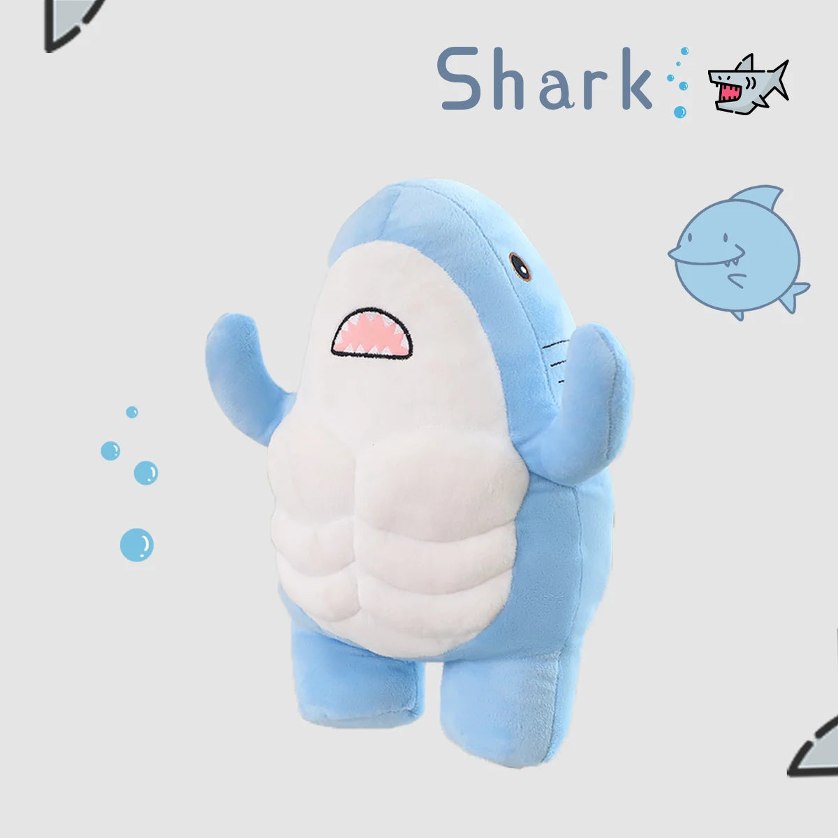 Muscle Shark Plush