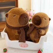 Cute Scarf Capybara Plush